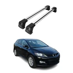 Fix Points Roof Racks Cross Bar Carrier For Mazda CX-7 2007-2012 Alu Silver 2X. Fixed Price $179.99.
