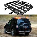 Roof Rack Cargo Carrier Basket Cross Bars W/ Led Lights For Mitsubishi Pajero. Fixed Price $229.06.
