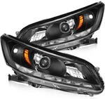For Honda Accord Sedan 2013-2015 Headlights Driver+passenger Lamps Replacement. Fixed Price $115.99.