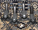 Set 4 Yakima 1A Rain Gutter Hi-rise Roof Rack Towers W/ Lock Cores & Key. Fixed Price $152.00.