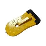 Car Door Step Ladder With Glass Breaker Safety Hammer, Folding Roof Yellow. Fixed Price $19.98.
