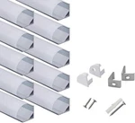 3.3FT/1METER Shape Led Aluminum V-CHANNEL-3.3FT 10-PACK, Silver. Fixed Price $38.76.