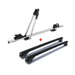 Omac 96MNBRJ929XLB-SET 52" Black Roof Rail Cross Bar & Bike Carrier. Fixed Price $319.90.