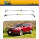 Silver Roof Rack Bar Cargo Luggage Carrier Heavy Duty Ford Explorer 16-2019. Fixed Price $99.46.