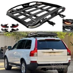 For Volvo XC90 Roof Rack Cargo Luggage Carrier Baskets & Crossbars + Led Light. Fixed Price $229.22.