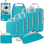 10 Set Compression Packing Cubes, Expandable Storage Travel Bags For Suitcase,. Fixed Price $54.80.