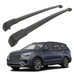 Cross Bars For Hyundai Santa Fe 2012-2018, Oe Style Roof Rack Black 2PCS. Fixed Price $238.08.