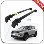 For Jeep Compass 2011-2016 Roof Rack Bars Black Rail Set Aluminum. Fixed Price $81.99.