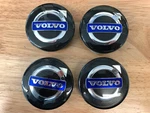 Volvo Black Center Cap Set 31400452 S60 V70 XC70 S80 XC90 XC60 S40 V50 C30. Fixed Price $24.99.