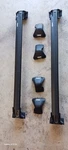Thule Wingbar Roof Rack Black Almost New. Fixed Price $275.00.