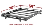 Rough Country For Jeep Roof Rack System 18-20 Wrangler Jl. Fixed Price $729.95.