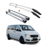 Roof Racks Rail Set For Mercedes Vito W639 2003-2014 L2 Alu Gray 4X. Fixed Price $329.99.
