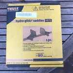 New Box SET/2 Thule Hydro-glid Saddles #875 Kayak Carrier (missing Hdwr). Fixed Price $30.00.