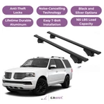 Erkul Roof Rack Crossbars For Lincoln Navigator 2006-2017 Raised Rails-black. Fixed Price $174.90.