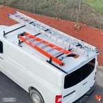 Vantech 3 Bar Aluminum Ladder Roof Rack W/roller Fits Nissan Nv Low 2012-ON. Fixed Price $854.05.