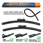 Aero 24"+19" Wiper Blades Oem Replacement Volkswagen Vw Cc Eos Golf Jetta Gti. Fixed Price $21.99.