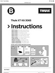 Thule 3065 Fitting Kit Bmw 3-SERIES, 5-DR Touring, 00-05 & Others. Fixed Price $32.28.