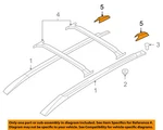 Hyundai Oem Santa Fe Roof Rack Rail Luggage Carrier-end Cover Left 872710W200. Fixed Price $55.00.