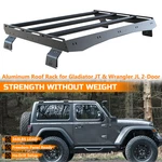 265LBS Roof Rack For Jeep Gladiator Jt & Wrangler Jl 2-DOOR Alum Cargo Carrier. Fixed Price $249.99.