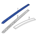 For Jeep Wagoneer 2022-2025 7EX92DX8AA Right Roof Rack Cover. Fixed Price $308.45.