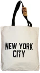 Nyc Tote Bag Canvas Distressed New York City Gift Souvenir Black Straps By.... Fixed Price $9.99.