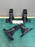 4X Thule 400XT Foot Pack Roof Rack Towers Square Bars W/o Pads Clips Oem. Fixed Price $65.01.