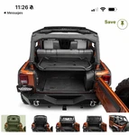 Jeep Wrangler Rear Fold-up Interior Storage Rack (07-18 Jk 4-DOOR). Fixed Price $175.00.
