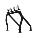 Ford F-250 75-76 Between Tire Wells Black Mild Steel Bed Bar Complete Kit. Fixed Price $739.99.