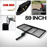 Universal 59" Blk Mesh Folding Hitch Cargo Carrier Rack Tray Car/truck/suv/van. Fixed Price $133.95.