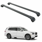 For Bmw X7 G07 (2018-2026) Roof Rack Cross Bars Raised Rail Black. Fixed Price $178.00.