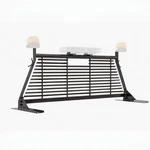 Westin 57-8025 Hd Angled Louvered Black Headache Rack With Welded Tie Downs. Fixed Price $451.71.
