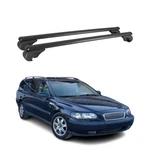 For Volvo V70 1998-2000 Omac 76219696929LB Black Raised Roof Rails Cross Bars. Fixed Price $129.99.