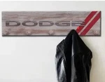 Dodge Wood Wall Mounted Coat Rack Man Cave Automotive Mopar Car Truck. Fixed Price $29.00.