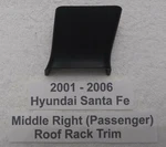 2005 Hyundai Santa Fe Roof Rack Right Center End Cap 2001 2002 2003 04 2006 Oem. Fixed Price $21.95.