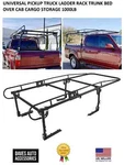 Universal Pickup Truck Ladder Rack Trunk Bed Over Cab Cargo Storage 1000LB. Fixed Price $364.00.