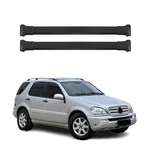 Roof Rack Cross Bars Luggage For Mercedes Ml Class W163 1997-2005 Alu Black. Fixed Price $89.99.