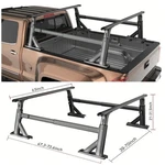 1000LB Adjust Truck Bed Ladder Rack Side Bar For Silverado Colorado Ranger Ram. Fixed Price $409.99.