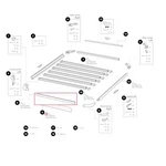 Thule Front Profile Bar 1024MM Caprock Platform S. Fixed Price $135.55.