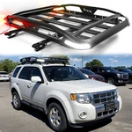 Ford Escape 50" Roof Rack Top Cargo Carrier Basket W/ Led Lights + Crossbar. Fixed Price $229.41.