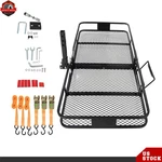 500LBS Capacity Cargo Hauler Carrier Hitch Mounted Luggage 70'' 30'' 6''. Fixed Price $165.96.