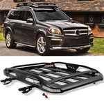 Roof Rack Cargo Basket Cross Bars Set W/led Lights For 2014-2019 Benz Gls GL450. Fixed Price $229.06.