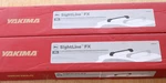 2 New Yakima Sightline Fx Flush Crossbar Side Rail Integrated Tower Xl. Fixed Price $319.99.