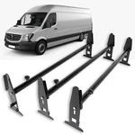 Universal Top Roof Ladder Racks Cargo Square Set Van 3 Bar Chevy Dodge Ford. Fixed Price $85.89.