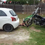 Hecasa Motorcycle Trailer Carrier Tow Hitch Rack Black. Fixed Price $73.90.