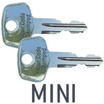 2 Mini Replacement Roof Rack Key Ski Lock Bicycle Hauler Snowboard Carrier. Fixed Price $10.99.