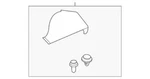 Genuine Ford Rear Cover LJ6Z-7842947-AMPTM. Fixed Price $91.79.