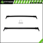 Aluminum Rubber Cross Bars Roof Racks Rail Set 2018-22 Ford Expedition Black. Fixed Price $81.19.