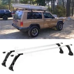 63" Roof Bars Rain Gutters Racks Rails For Jeep Cherokee Se Sport Utility 2DR Us. Fixed Price $169.09.