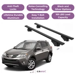 Erkul Roof Rack Cross Bars For Toyota RAV4 2013-2018 Raised Rails Black. Fixed Price $134.91.