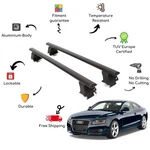 Bare Roof Rack Cross Bars Set For Audi S5 Sportback 4 Door 11-UP Black Color. Fixed Price $265.91.